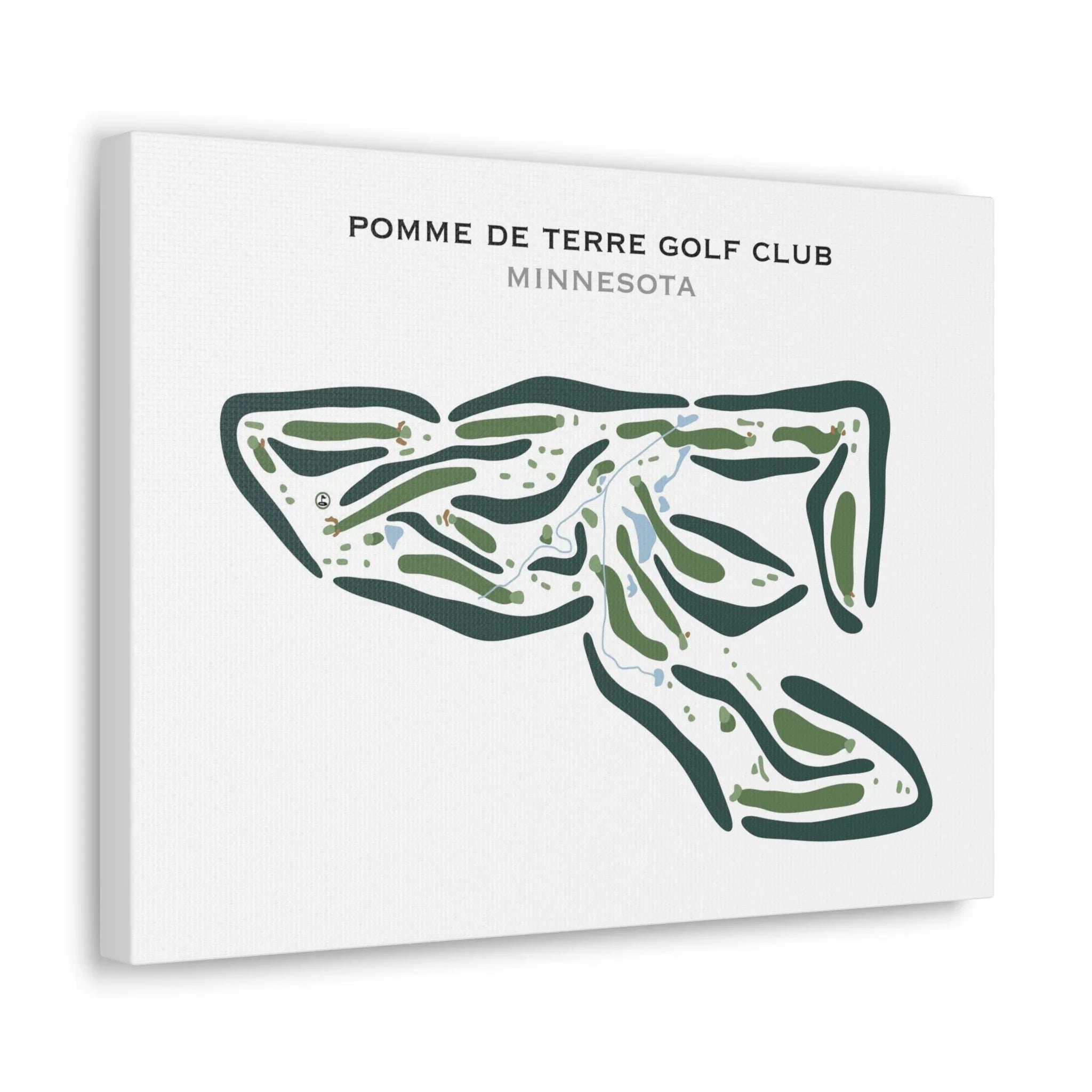 Pomme De Terre Golf Club, Minnesota - Printed Golf Courses