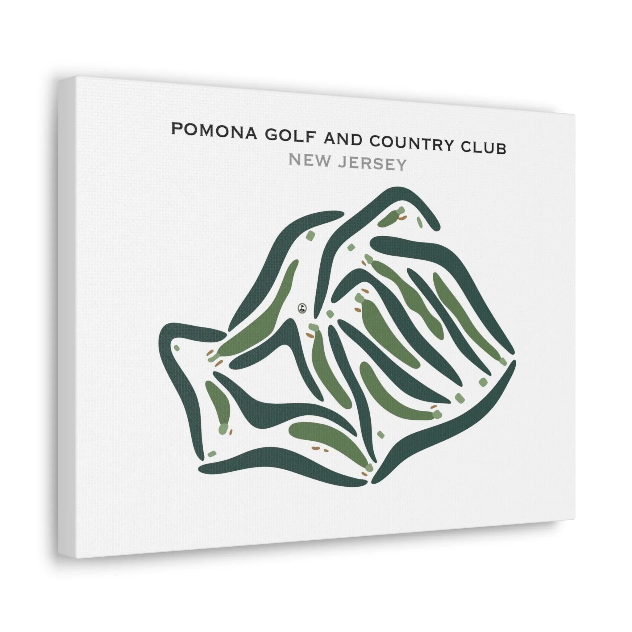 Pomona Golf & Country Club, New Jersey - Printed Golf Courses