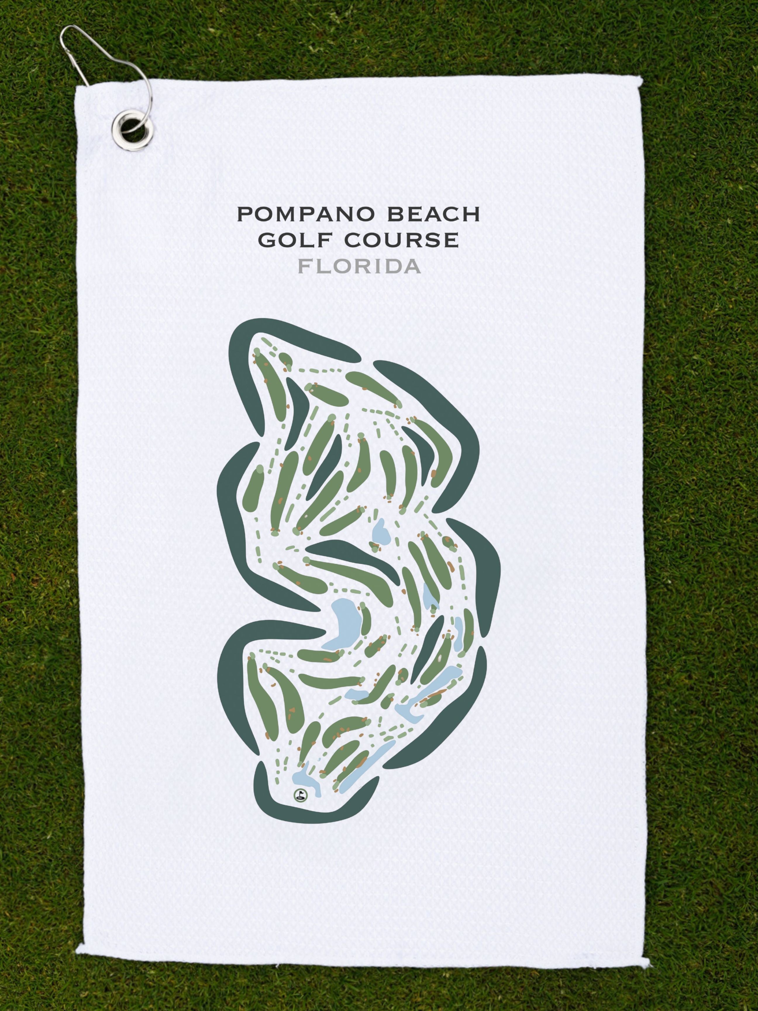 Pompano Beach Golf Course, Florida - Printed Golf Courses