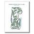 Pond-A-River Golf Club, Indiana - Printed Golf Course