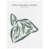 Pond View Golf Course, Indiana - Printed Golf Courses