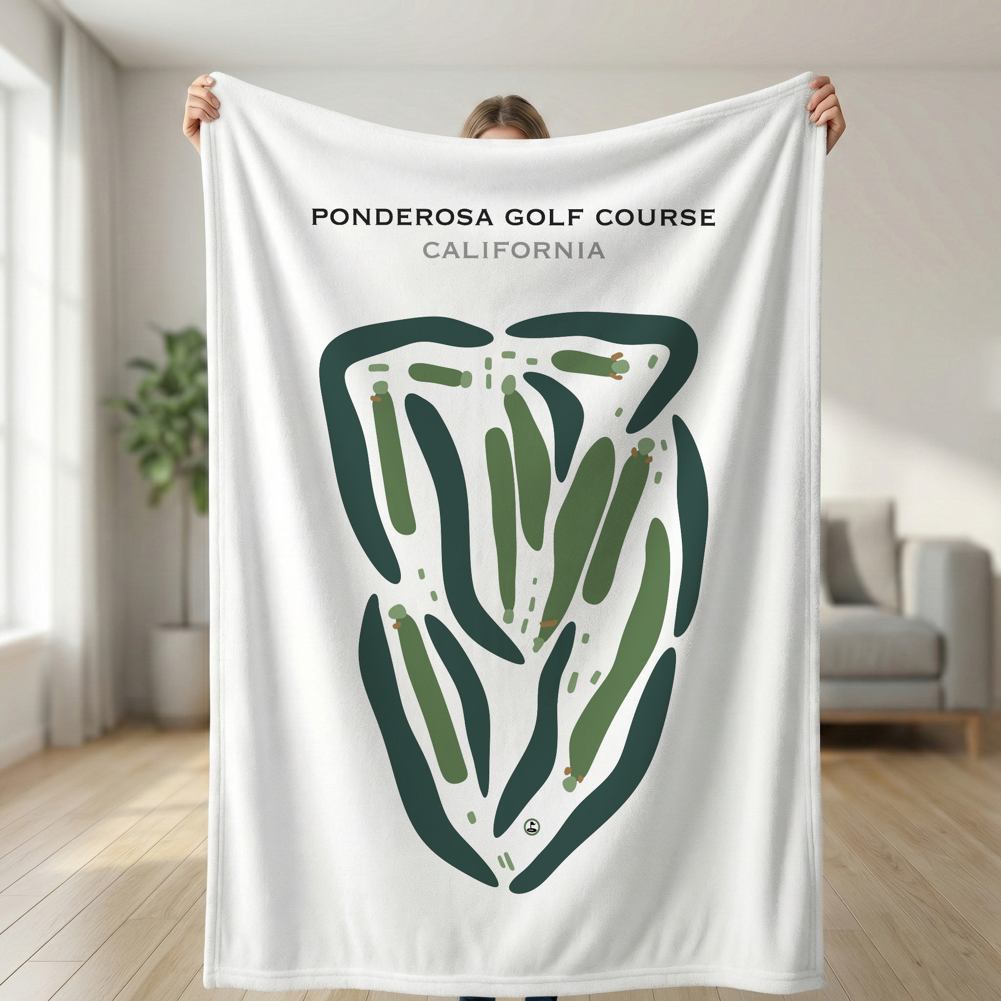 Ponderosa Golf Course, California - Printed Golf Courses