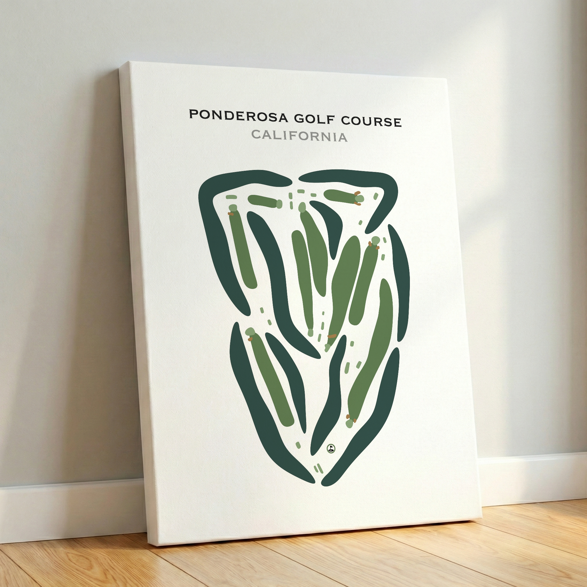 Ponderosa Golf Course, California - Printed Golf Courses