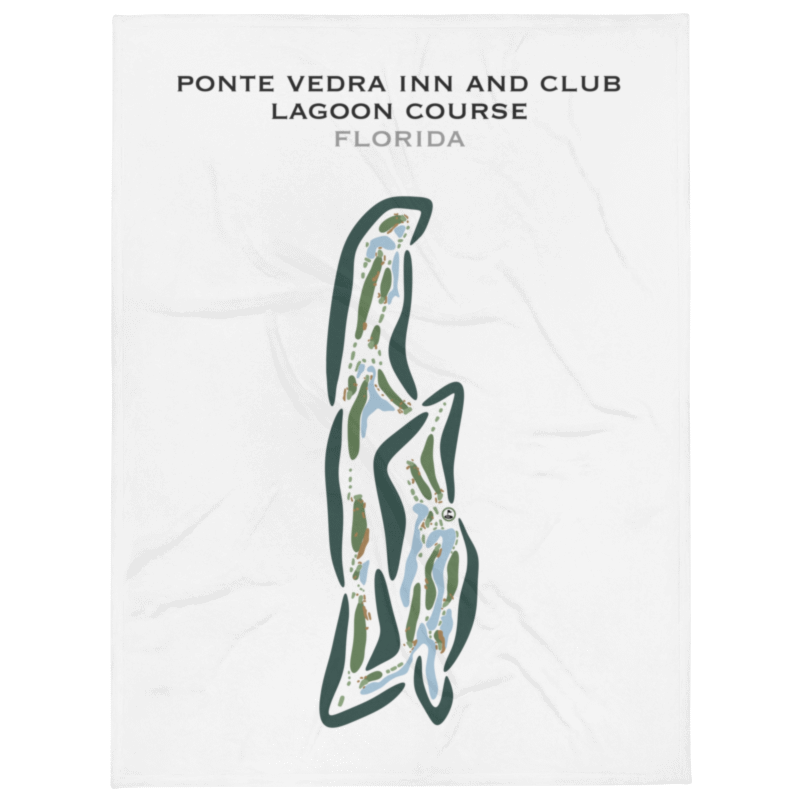 Ponte Vedra Inn & Club - Lagoon Course, Florida - Printed Golf Courses