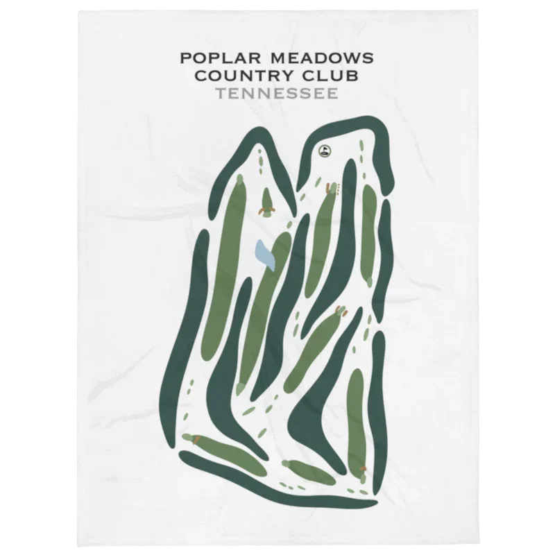 Poplar Meadows Country Club, Tennessee - Printed Golf Courses
