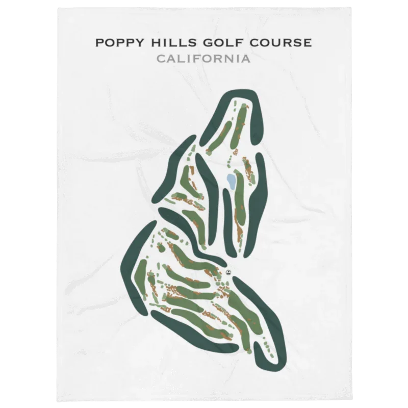 Poppy Hills Golf Course, California - Printed Golf Courses