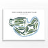 Port Huron Elk's Golf Club, Michigan - Printed Golf Courses