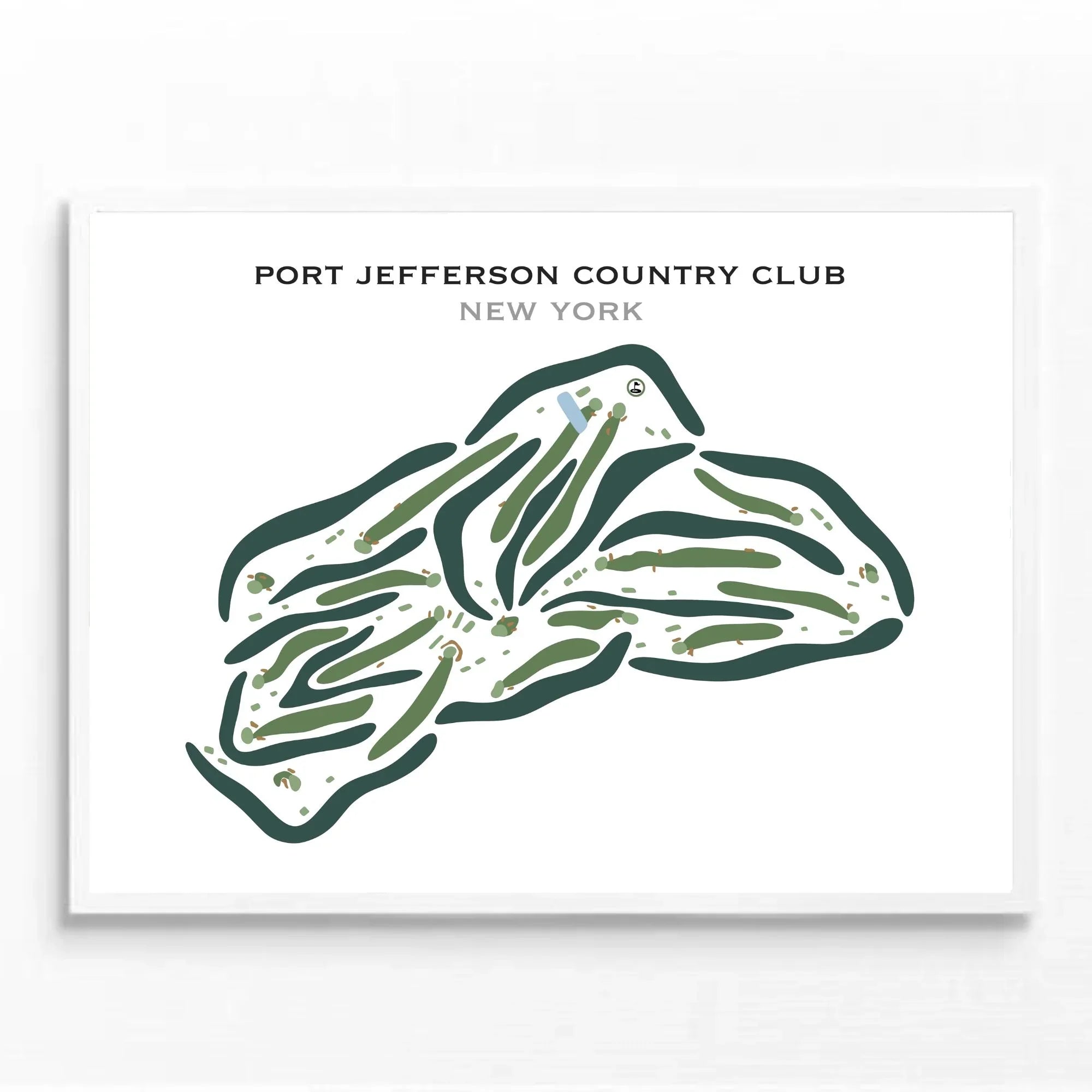 Port Jefferson Golf Course, New York - Printed Golf Courses