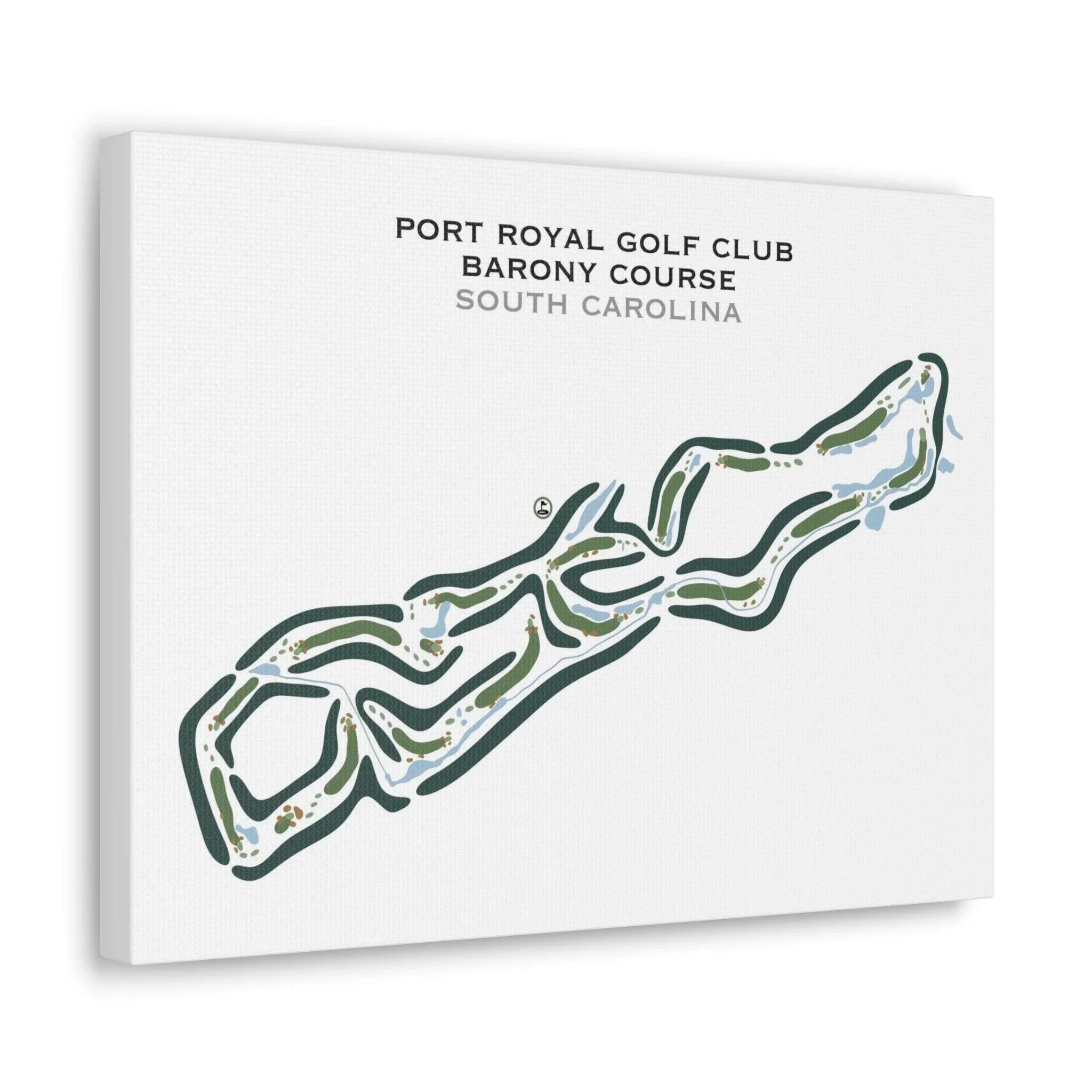 Port Royal Golf Club - Barony Course, South Carolina - Printed Golf Courses