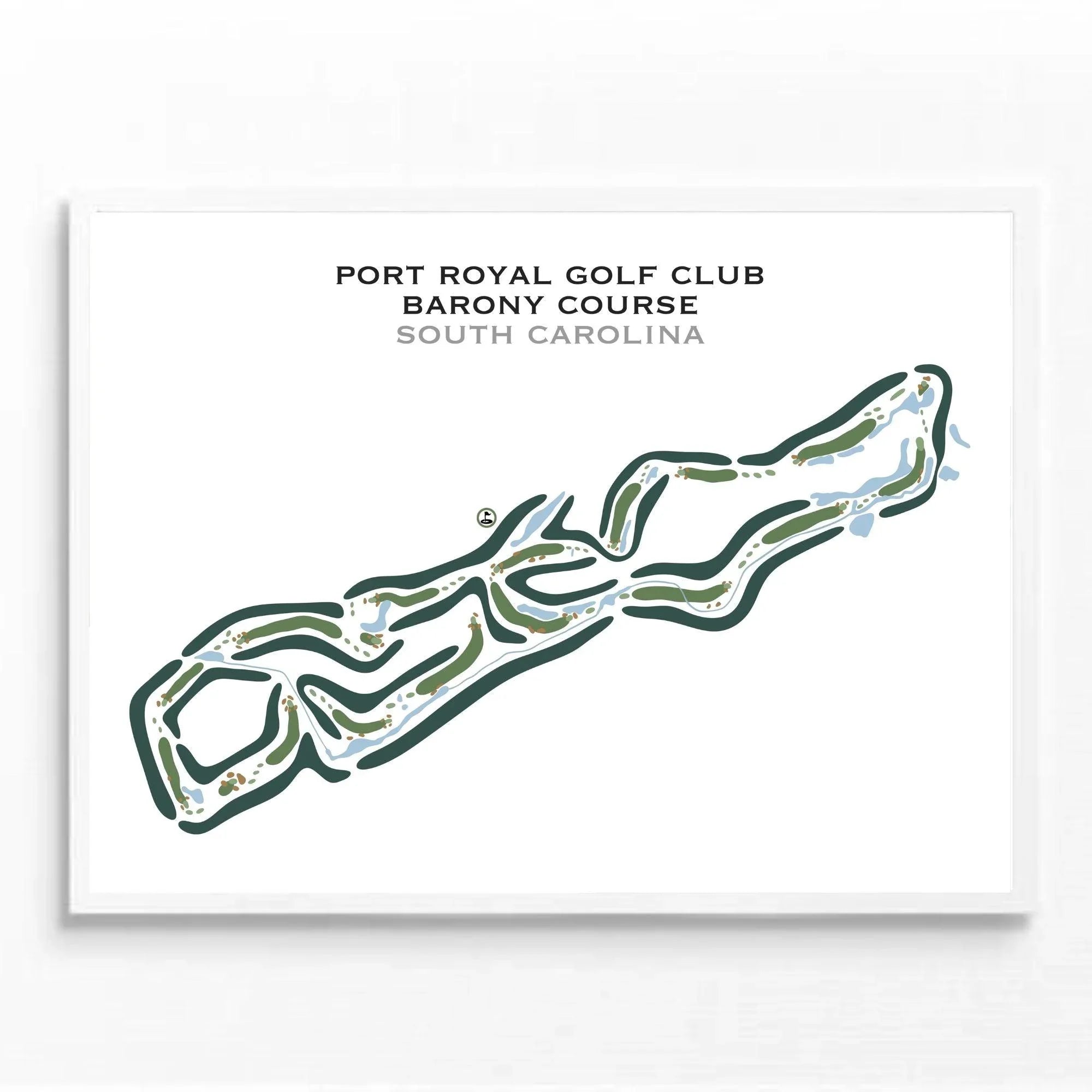 Port Royal Golf Club - Barony Course, South Carolina - Printed Golf Courses