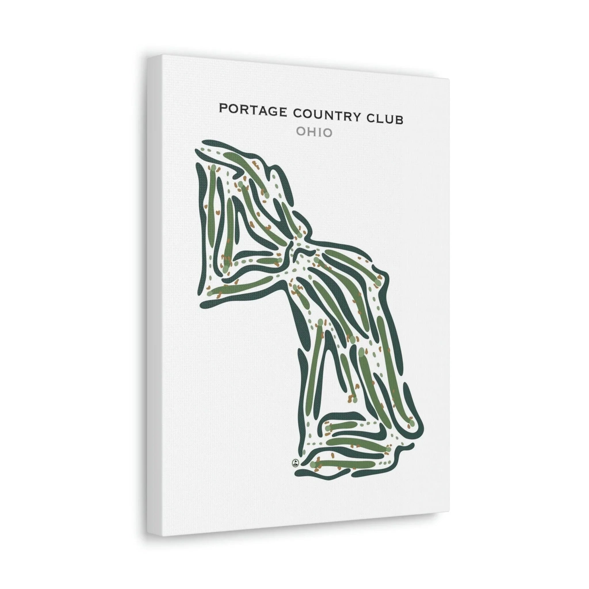 Portage Country Club, Ohio - Printed Golf Courses