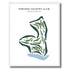 Portage Country Club, Wisconsin - Printed Golf Courses