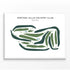 Portage Hills Country Club, Maine - Printed Golf Course