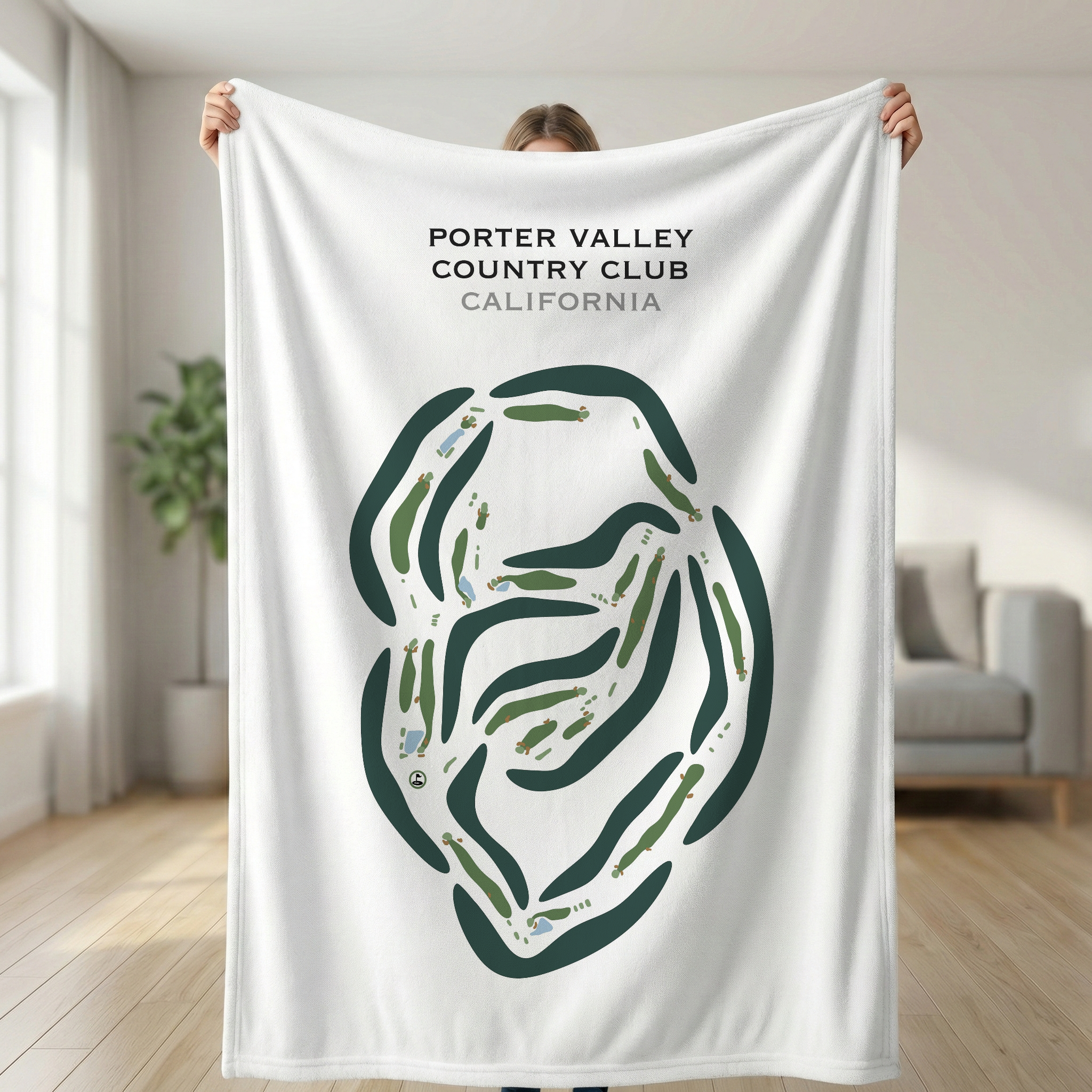 Porter Valley Country Club, California - Printed Golf Courses