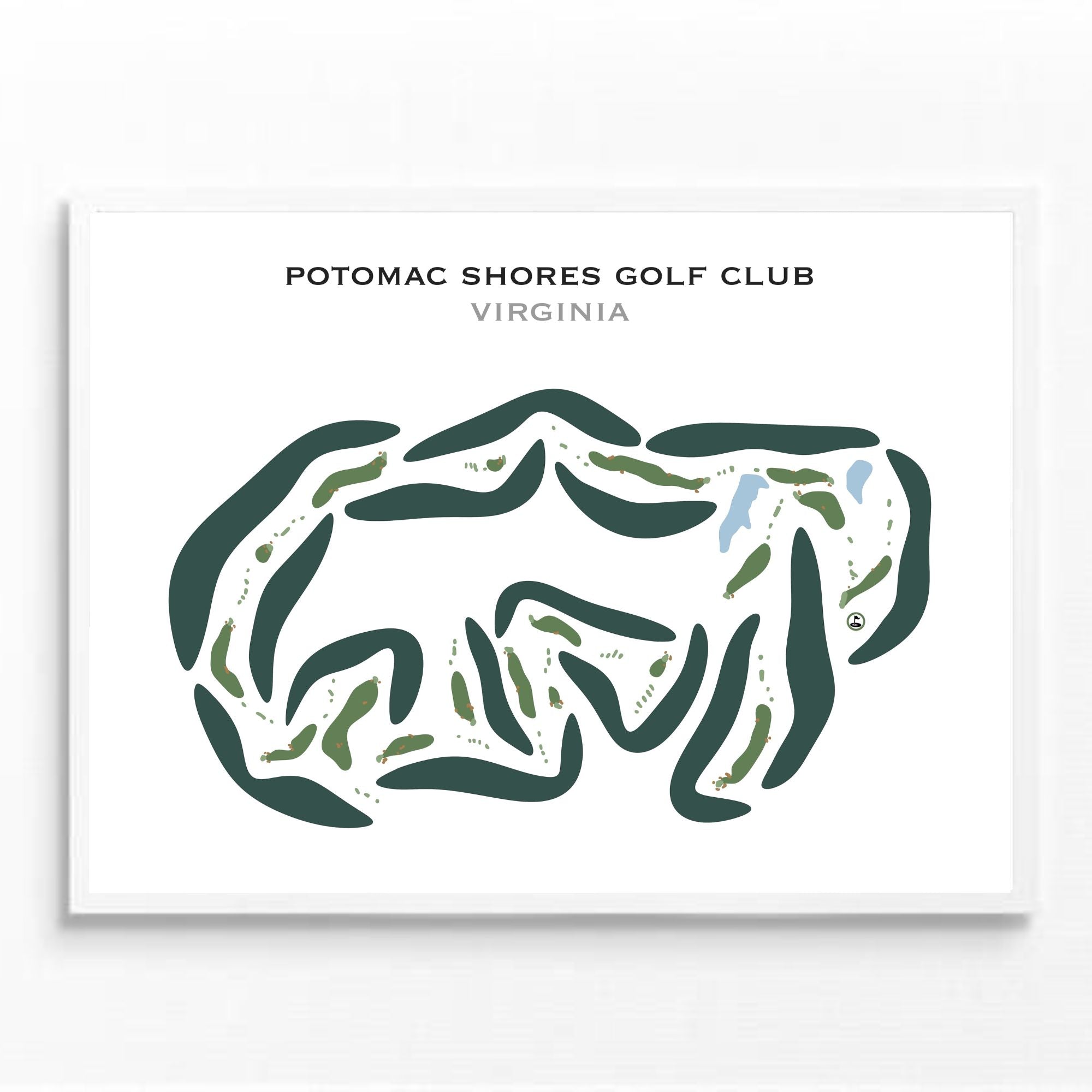 Potomac Shores Golf Club, Virginia - Printed Golf Courses