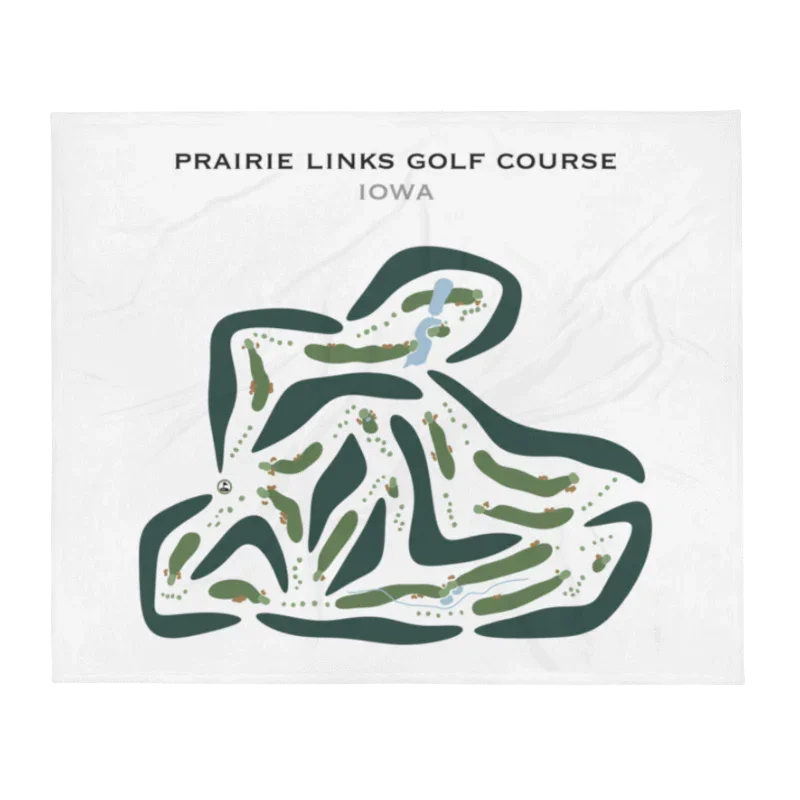 Prairie Links Golf Course, Iowa - Printed Golf Courses