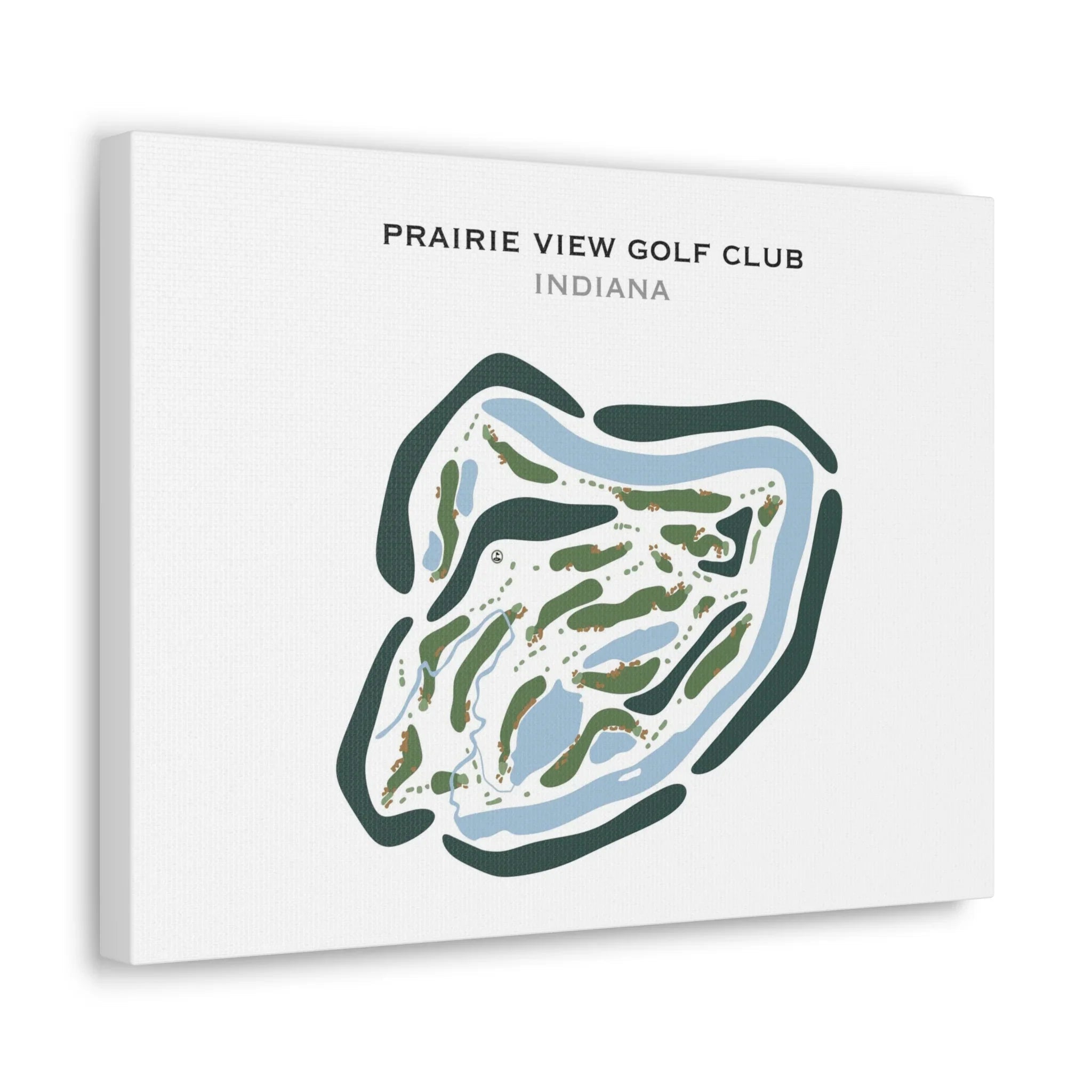 Prairie View Golf Club, Indiana - Printed Golf Courses