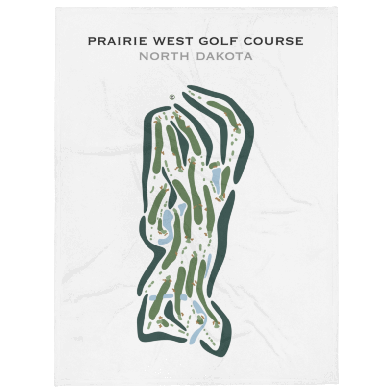 Prairie West Golf Course, North Dakota - Printed Golf Courses