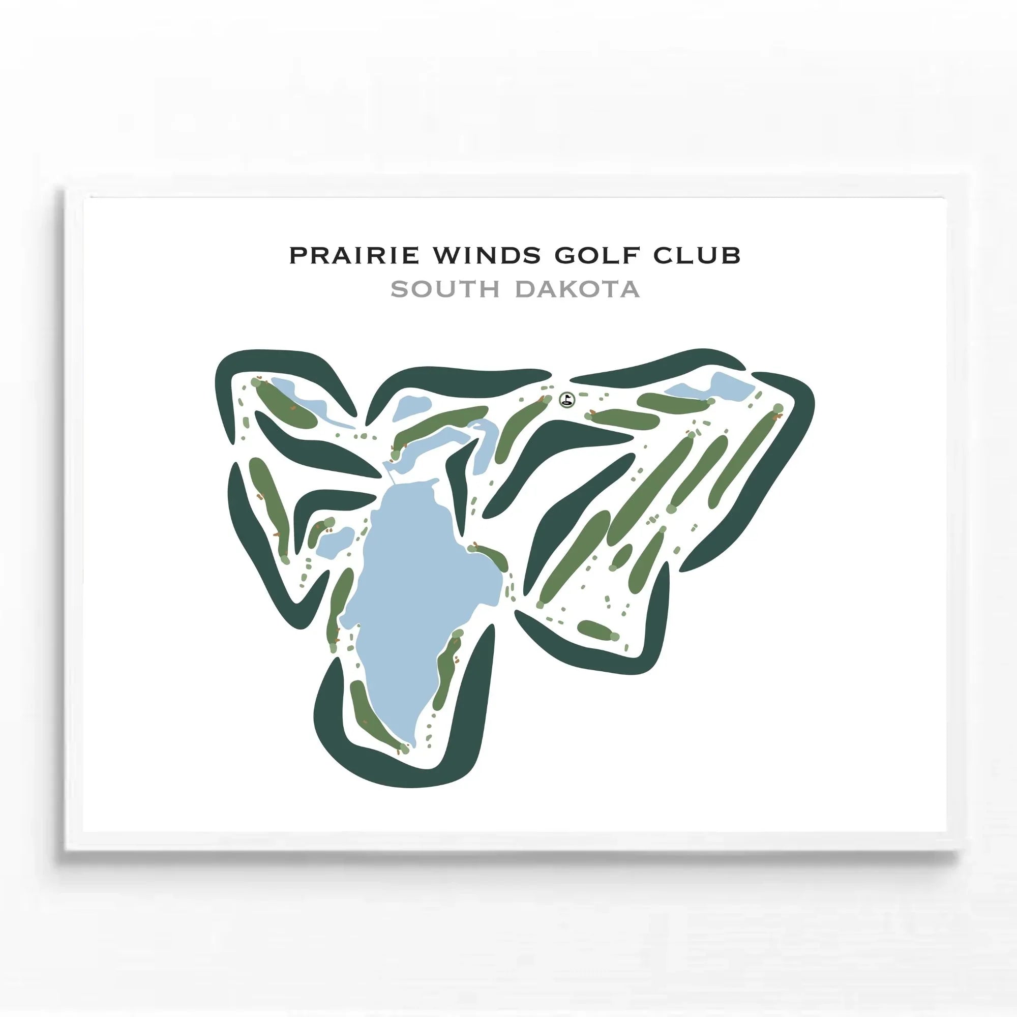 Prairie Winds Golf Club, South Dakota - Printed Golf Courses