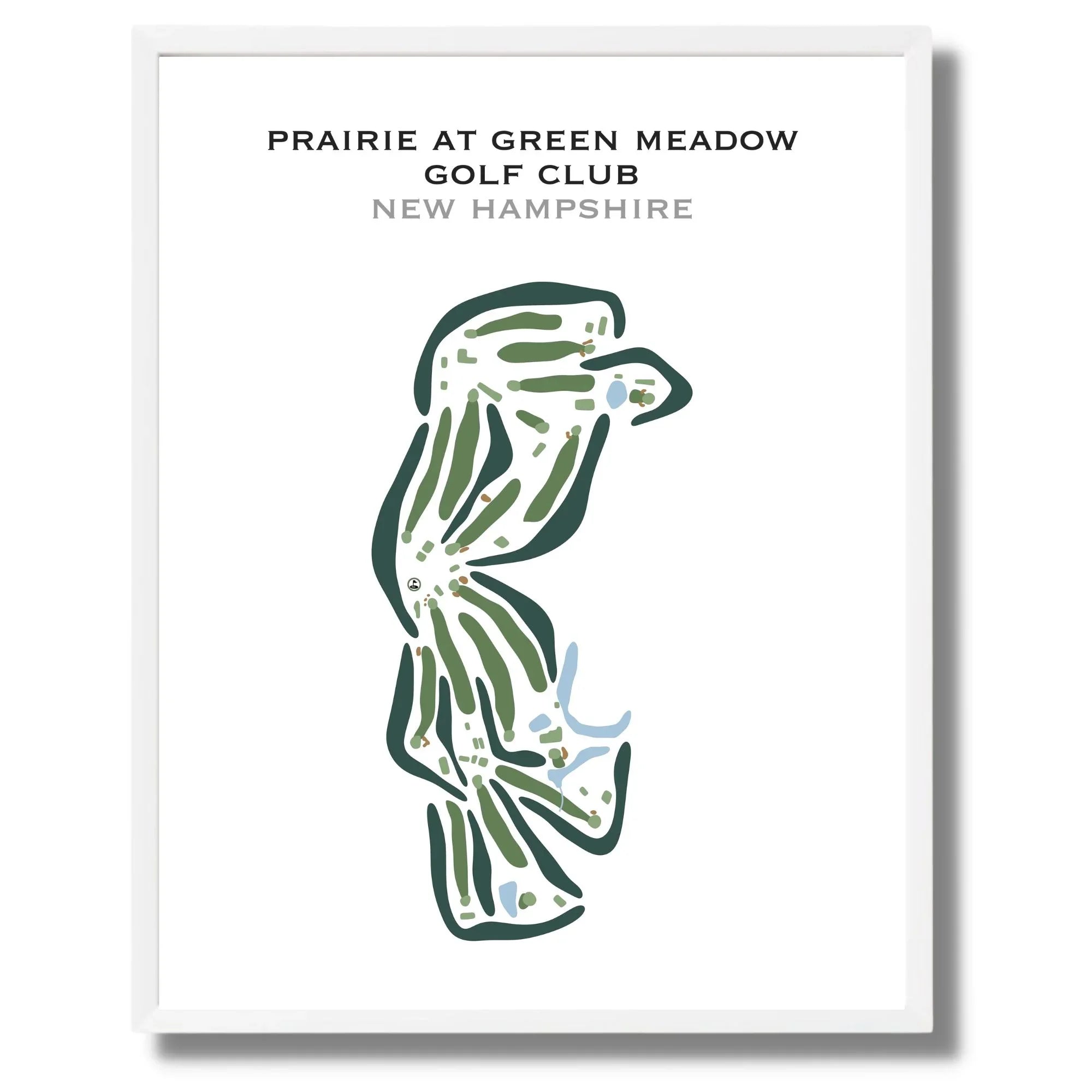 Prairie at Green Meadow Golf Club, New Hampshire - Printed Golf Courses