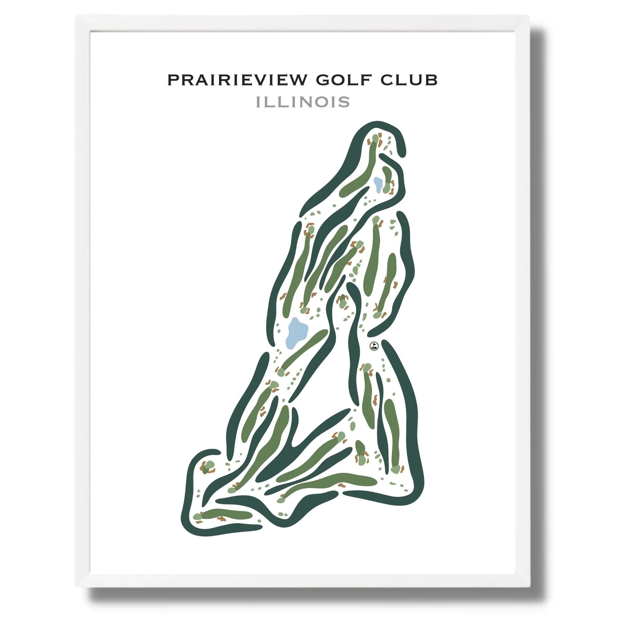PrairieView Golf Club, Illinois - Printed Golf Courses