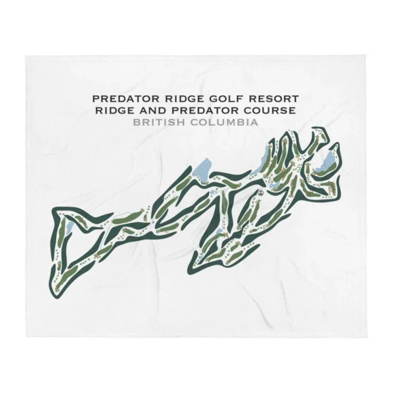 Predator Ridge Golf Resort Ridge and Predator Course, British Columbia - Printed Golf Courses