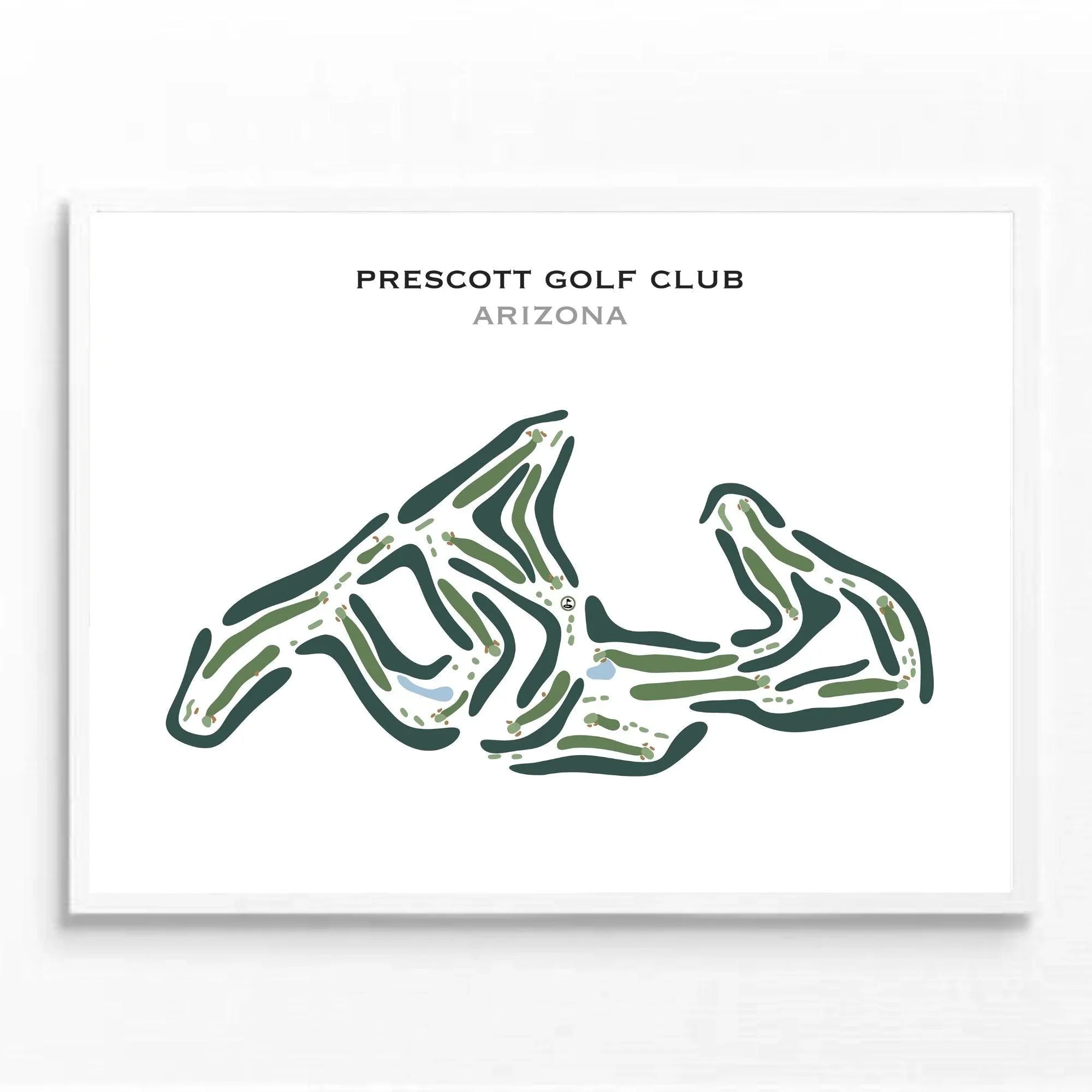 Prescott Golf Club, Arizona - Printed Golf Course