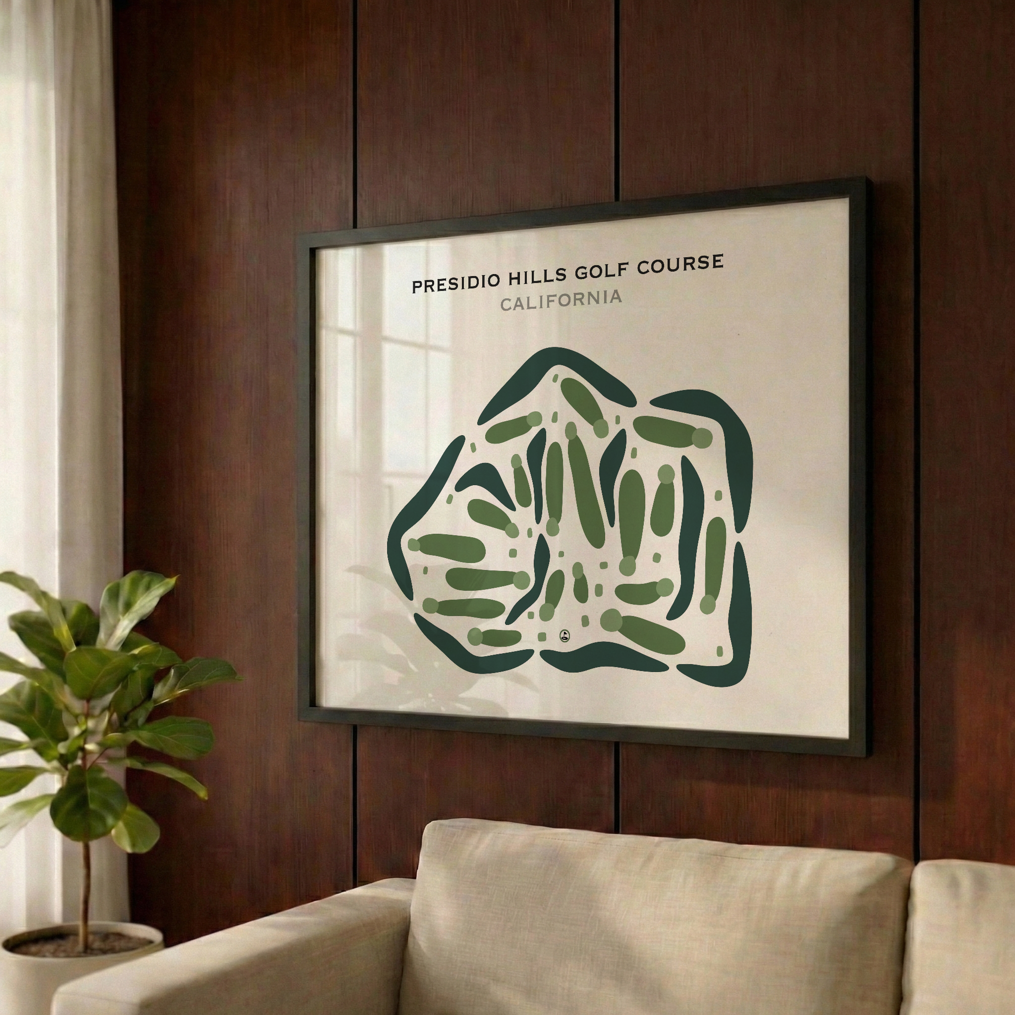 Presidio Hills Golf Course, California - Printed Golf Courses