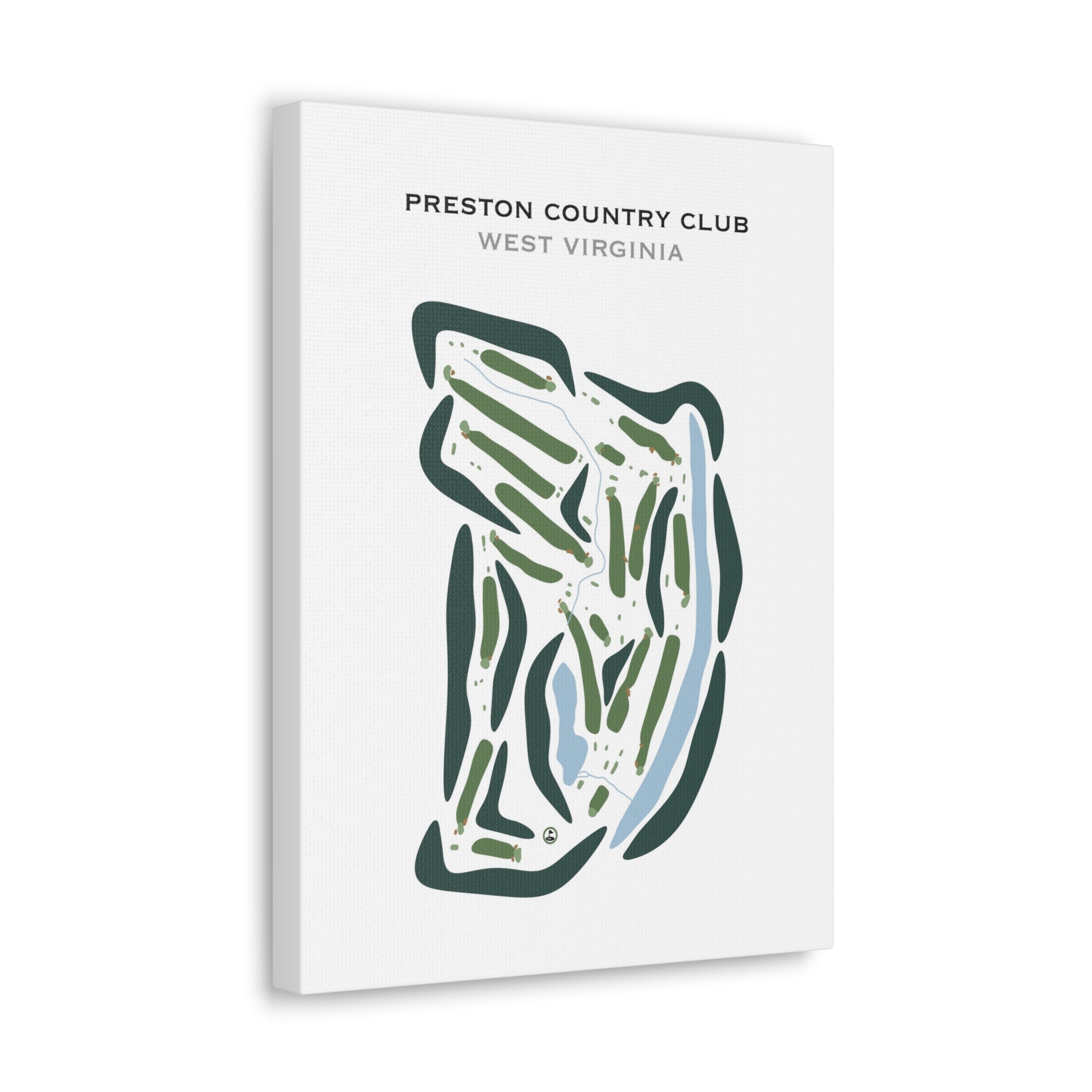 Preston Country Club, West Virginia - Printed Golf Courses