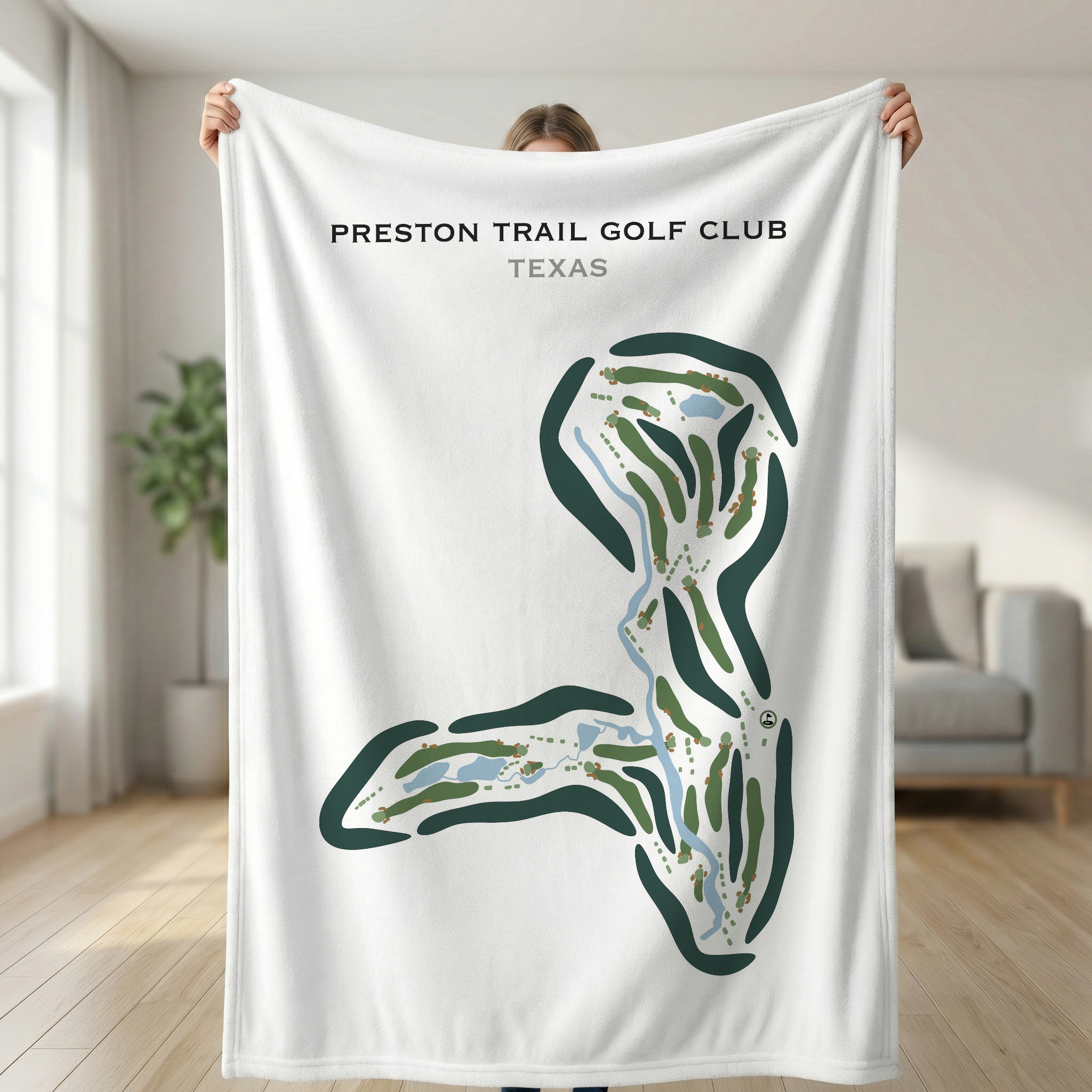 Preston Trail Golf Club, Texas - Printed Golf Course
