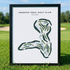 Preston Trail Golf Club, Texas - Printed Golf Course