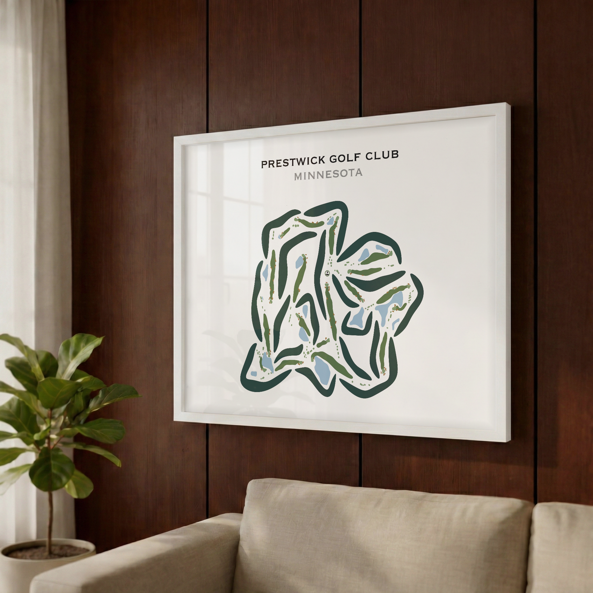 Prestwick Golf Club, Minnesota - Printed Golf Courses