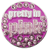 Pretty In Pink Crystal Ball Marker & Hat Clip by ReadyGOLF