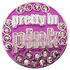 Pretty In Pink Crystal Ball Marker & Hat Clip by ReadyGOLF