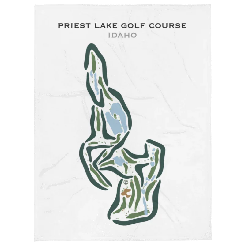 Priest Lake Golf Course, Idaho - Printed Golf Courses