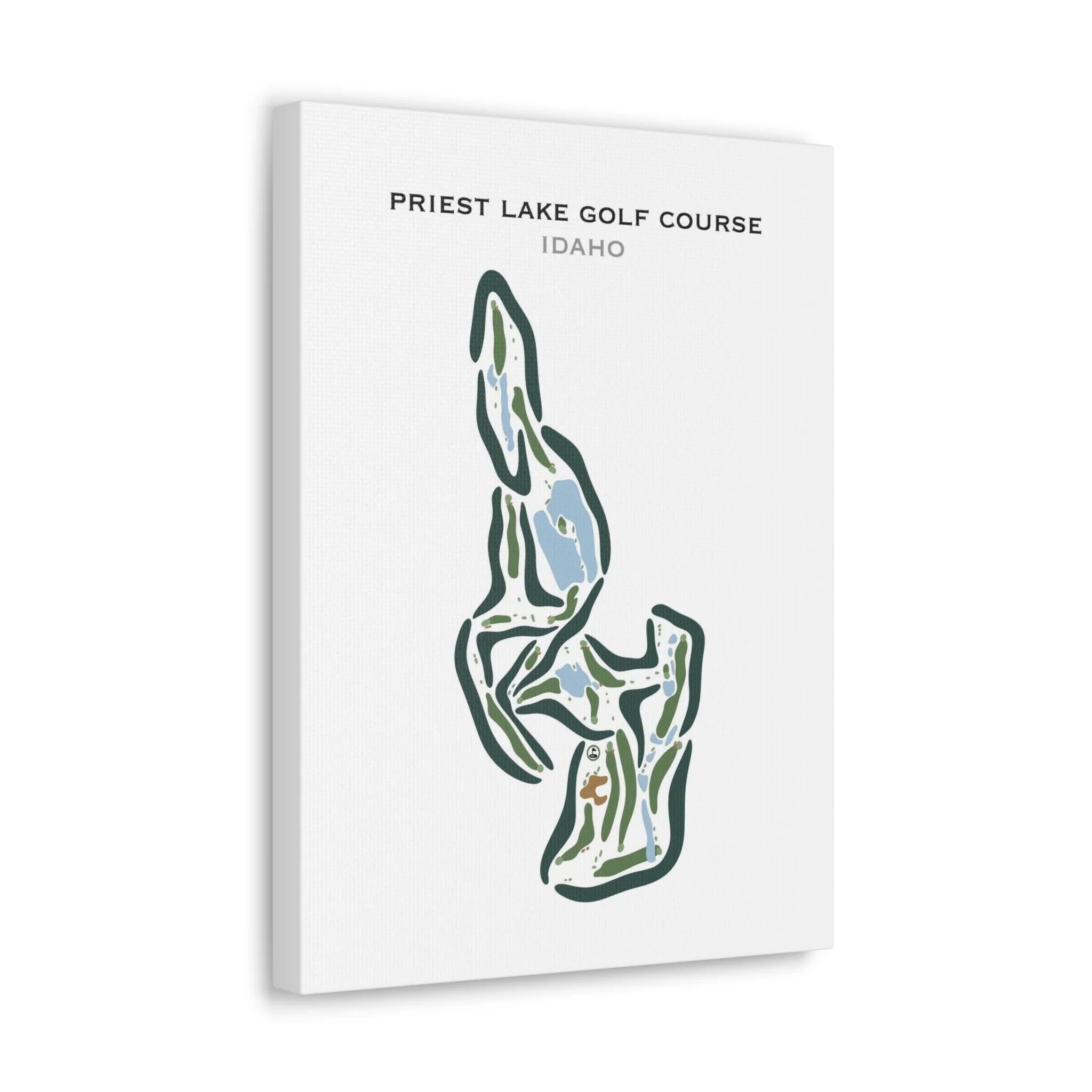 Priest Lake Golf Course, Idaho - Printed Golf Courses