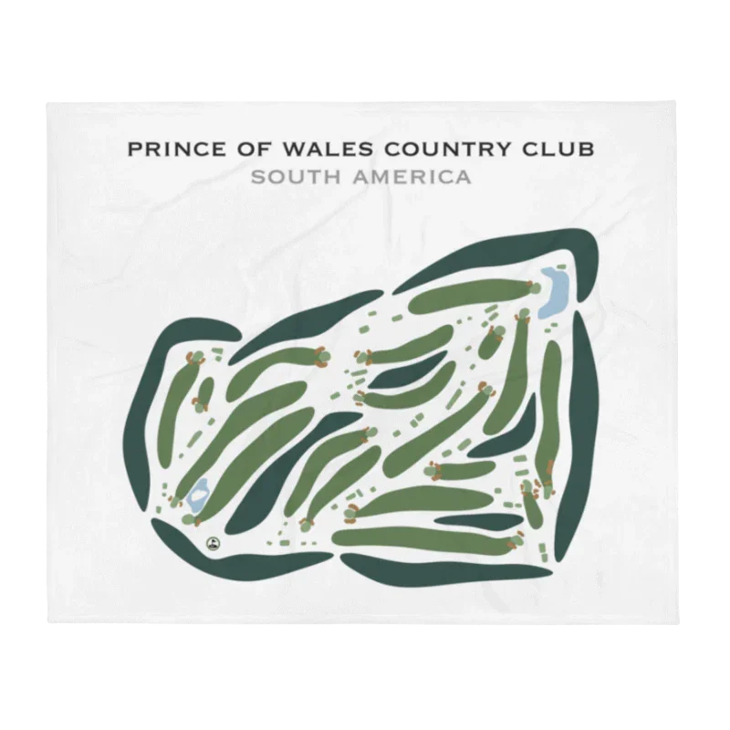 Prince of Wales Country Club, South America - Printed Golf Courses