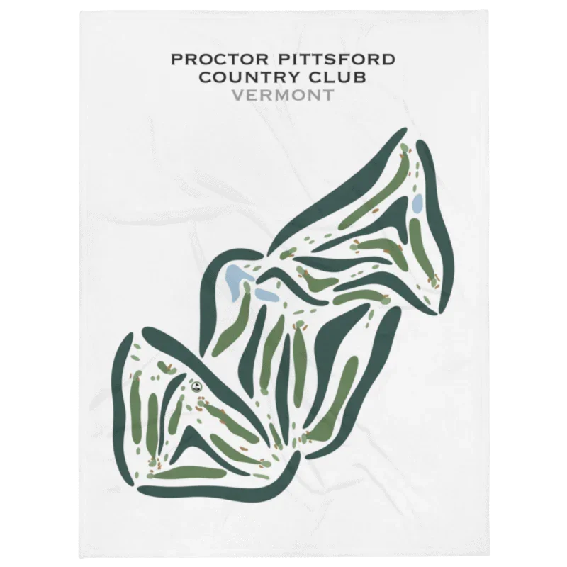 Proctor Pittsford Country Club, Vermont - Printed Golf Courses