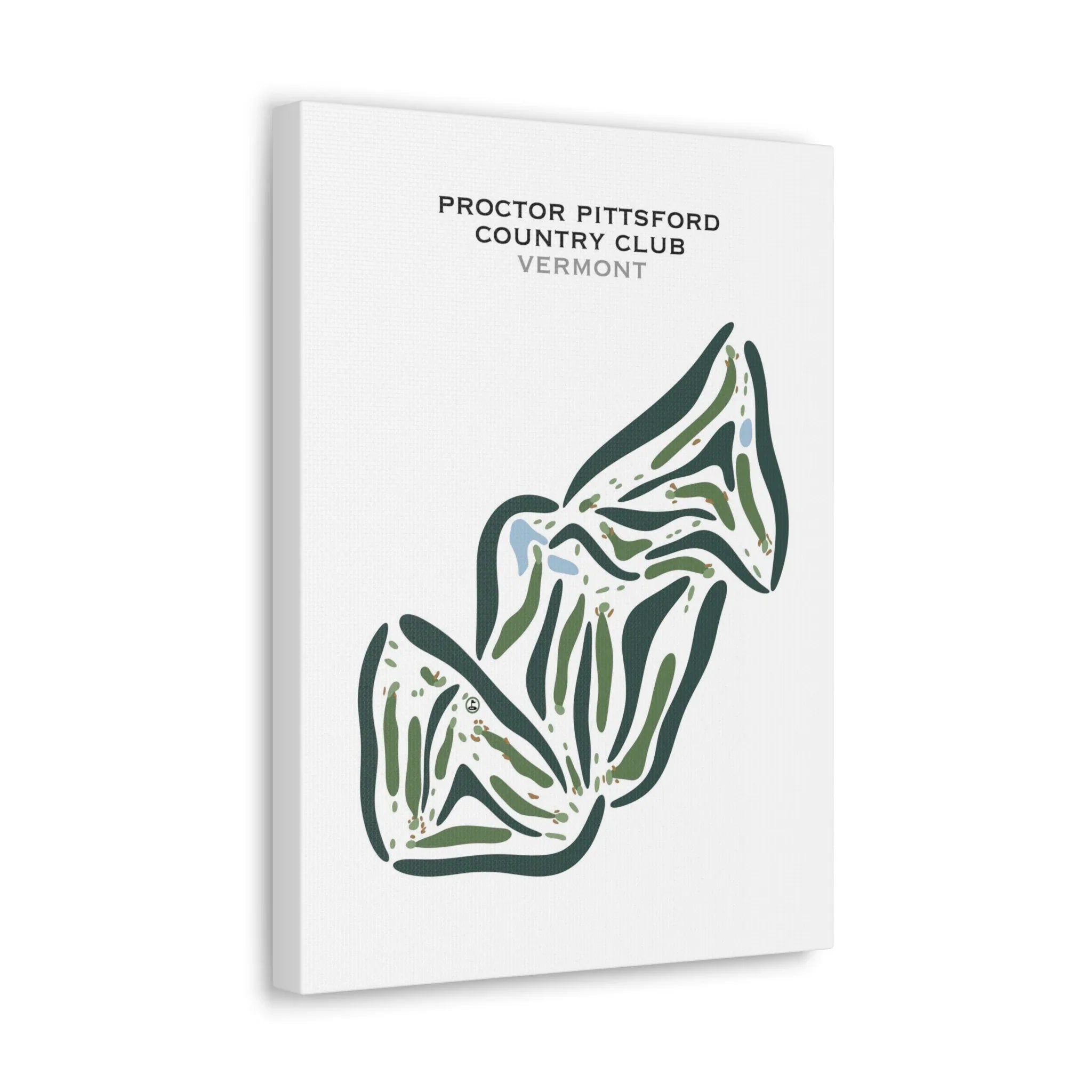 Proctor Pittsford Country Club, Vermont - Printed Golf Courses
