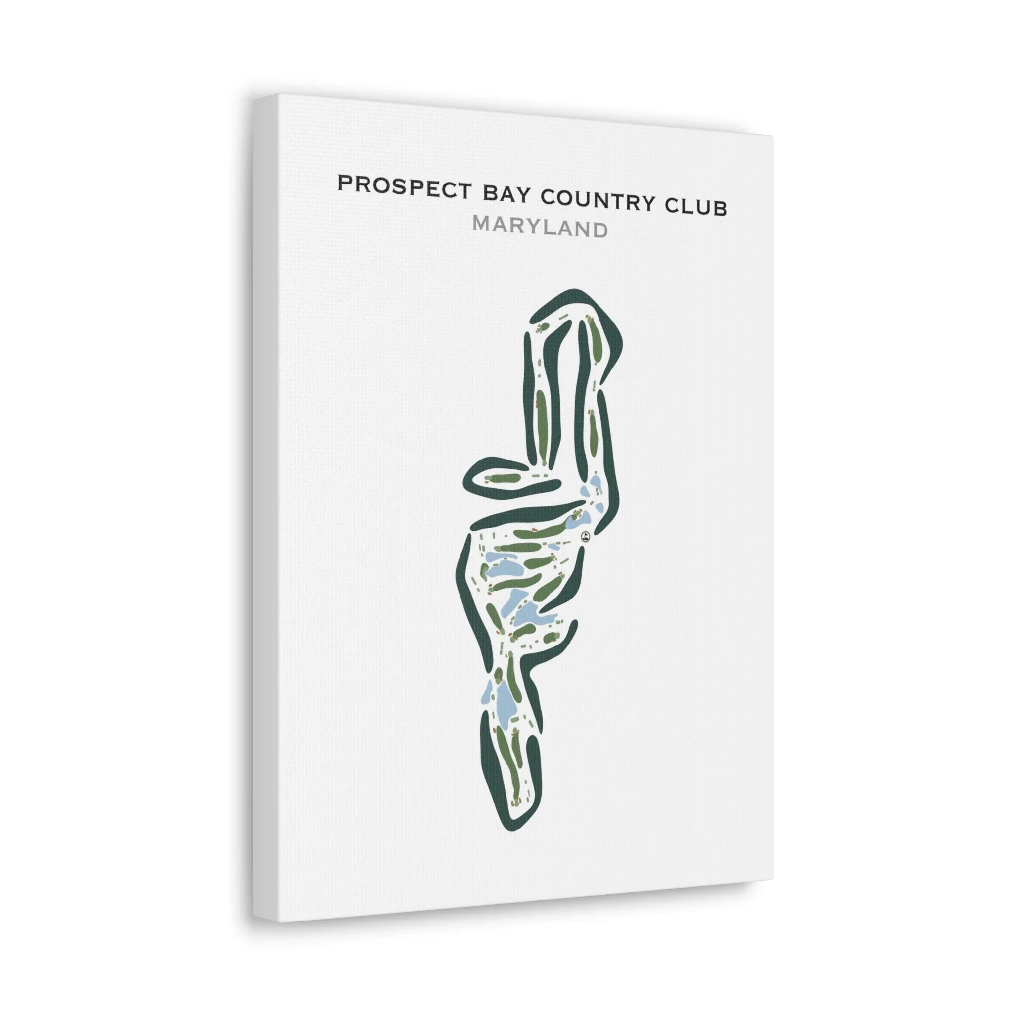 Prospect Bay Country Club, Maryland - Printed Golf Courses
