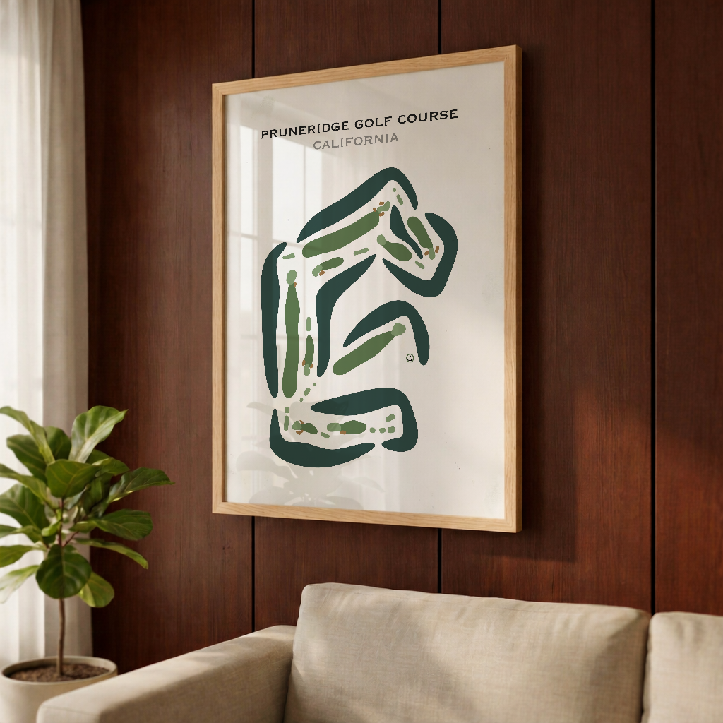 Pruneridge Golf Course, California - Printed Golf Courses