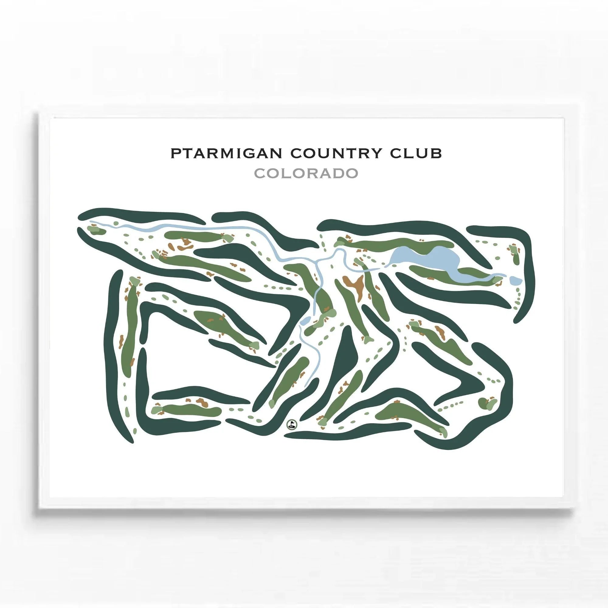Ptarmigan Golf Course, Colorado - Printed Golf Courses