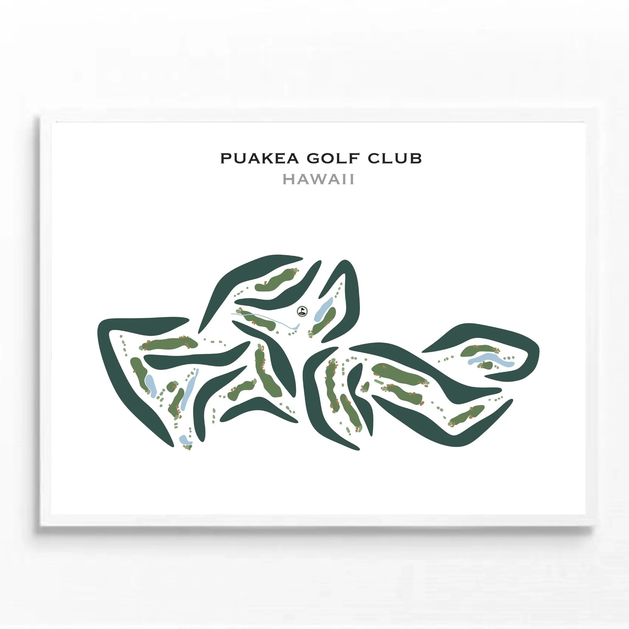 Puakea Golf Club, Hawaii - Printed Golf Courses