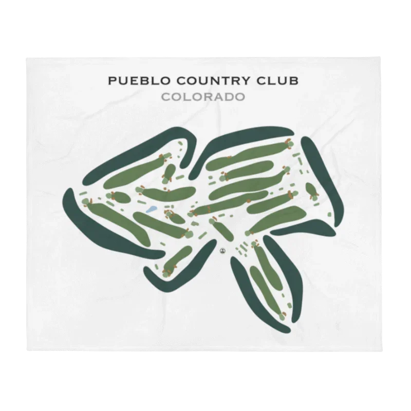Pueblo Country Club, Colorado - Printed Golf Courses