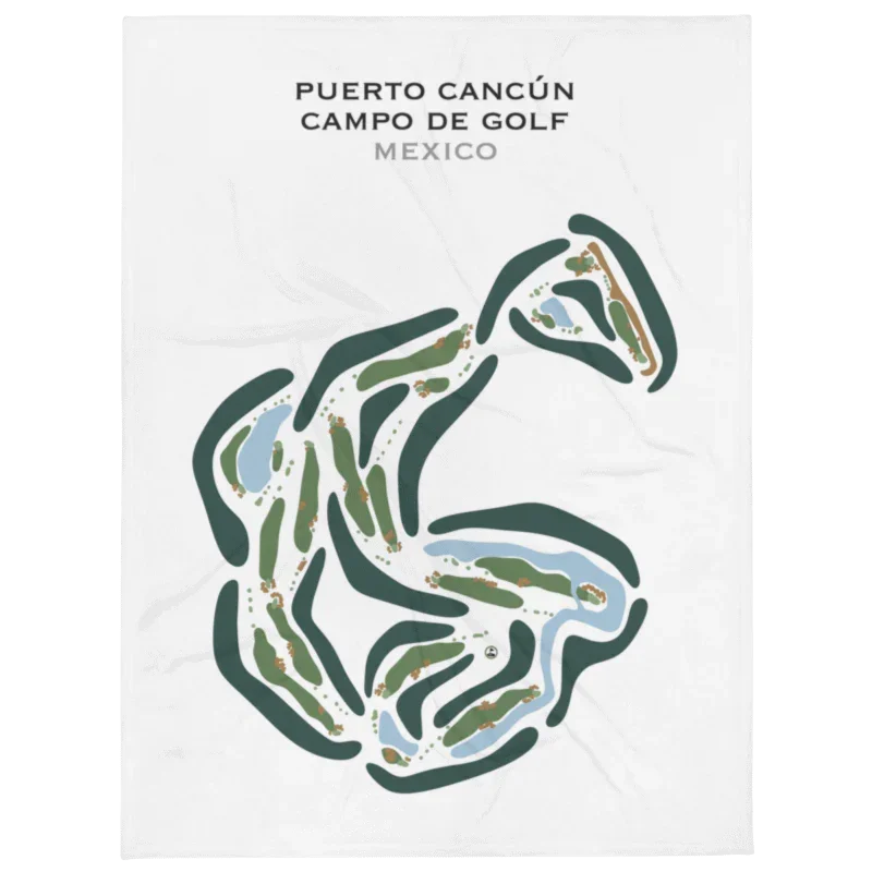 Puerto Cancún Campo de Golf, Mexico - Printed Golf Courses