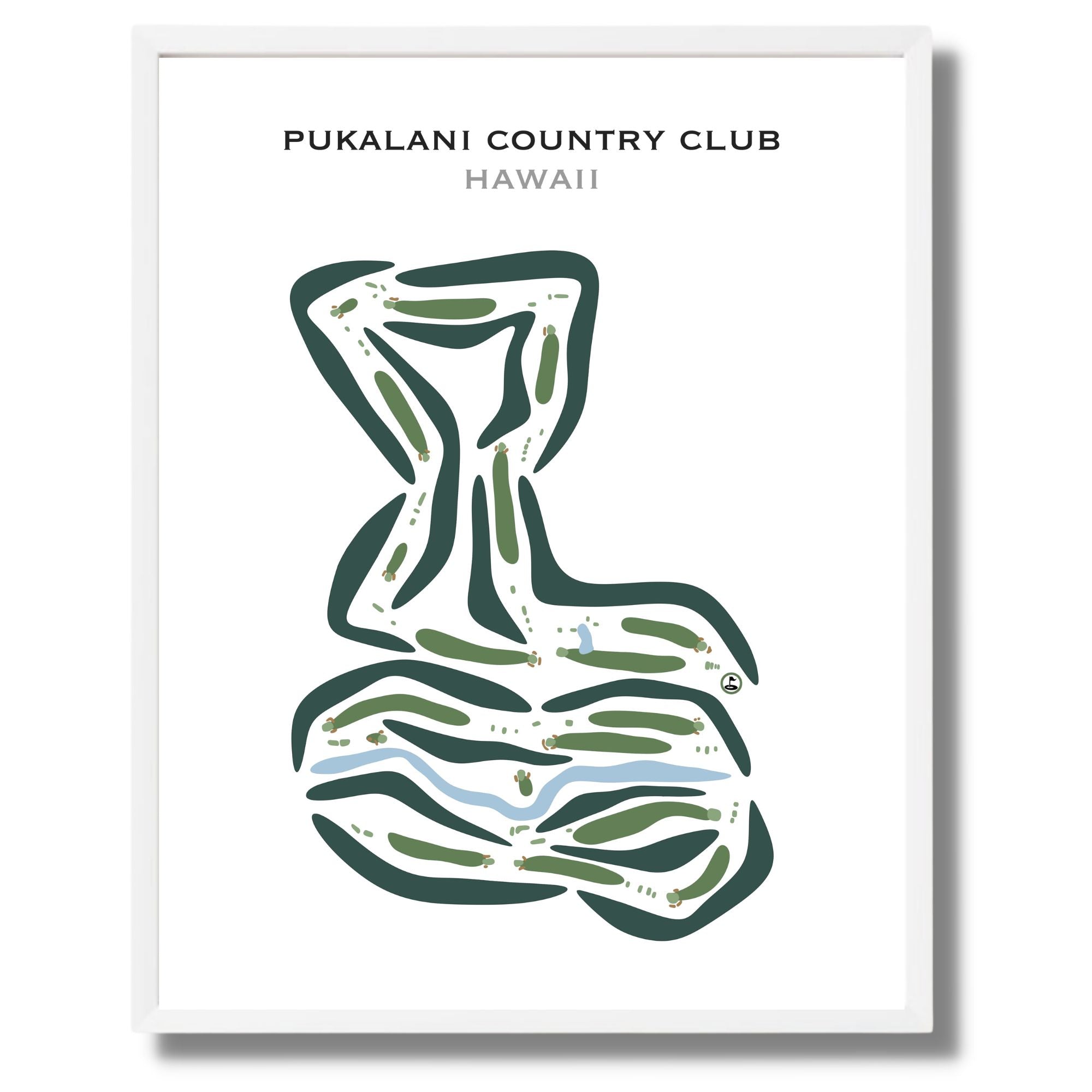 Pukalani Country Club, Hawaii - Printed Golf Courses
