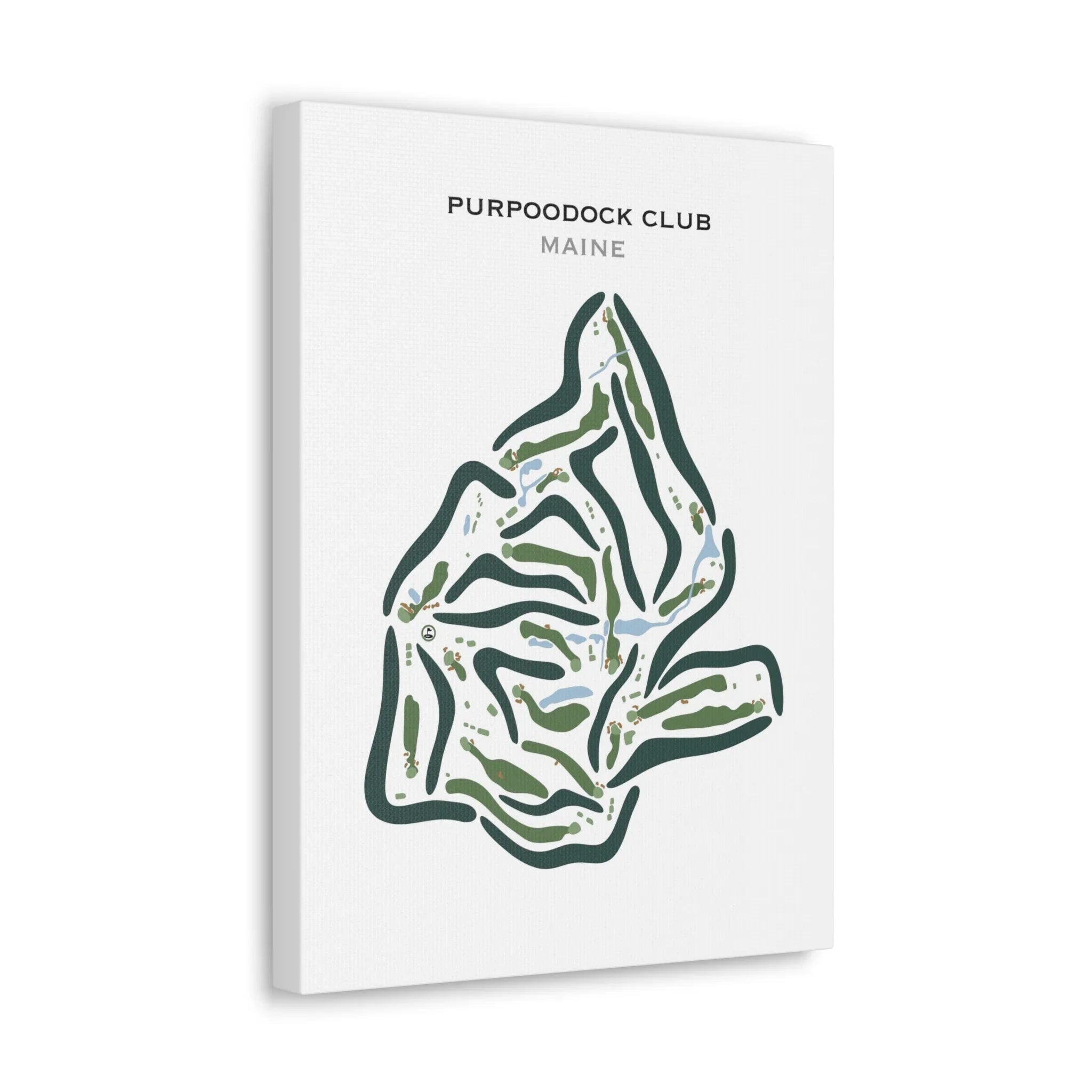 Purpoodock Club, Maine - Printed Golf Courses