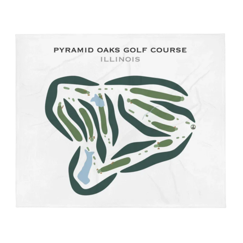 Pyramid Oaks Golf Course, Illinois - Printed Golf Courses