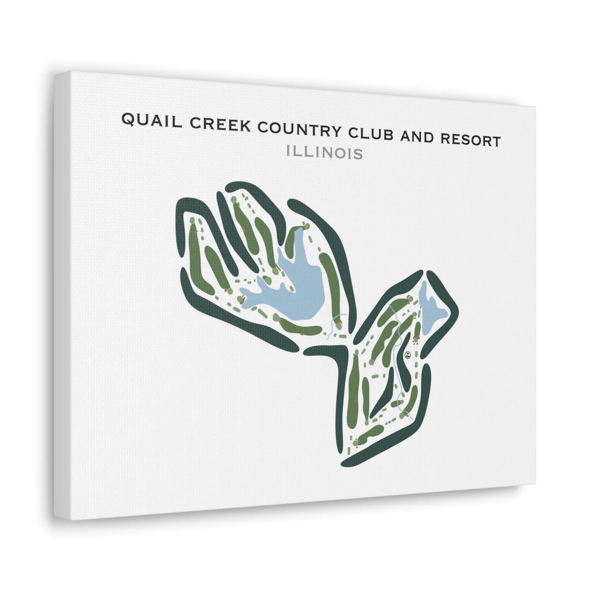 Quail Creek Country Club & Resort, Illinois - Printed Golf Courses