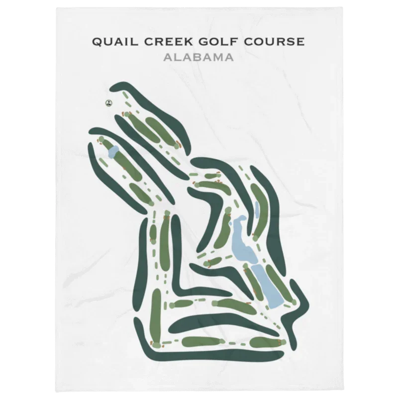 Quail Creek Golf Course, Alabama - Printed Golf Courses